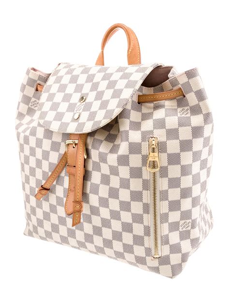 louis vuitton damier azur backpack.